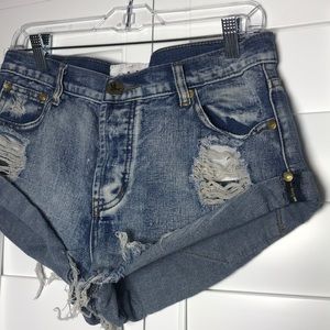One Teaspoon Denim Shorts